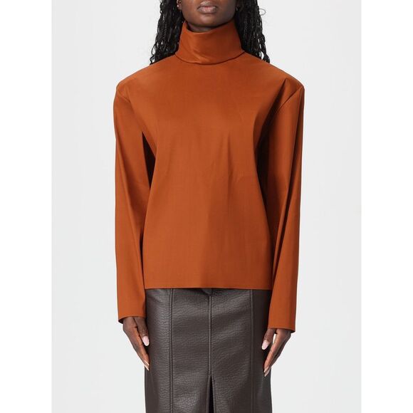 SAINT LAURENT Sweaters - Saint Laurent Top Woman Leather